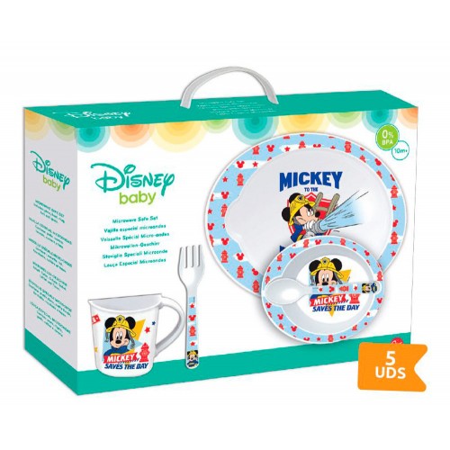 Mickey mouse 5 delig servies set