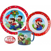 Super Mario 3-delig ontbijt set