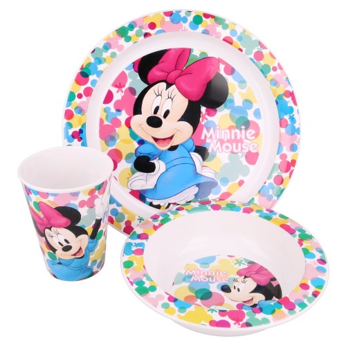Minnie Mouse 3-delig ontbijt set