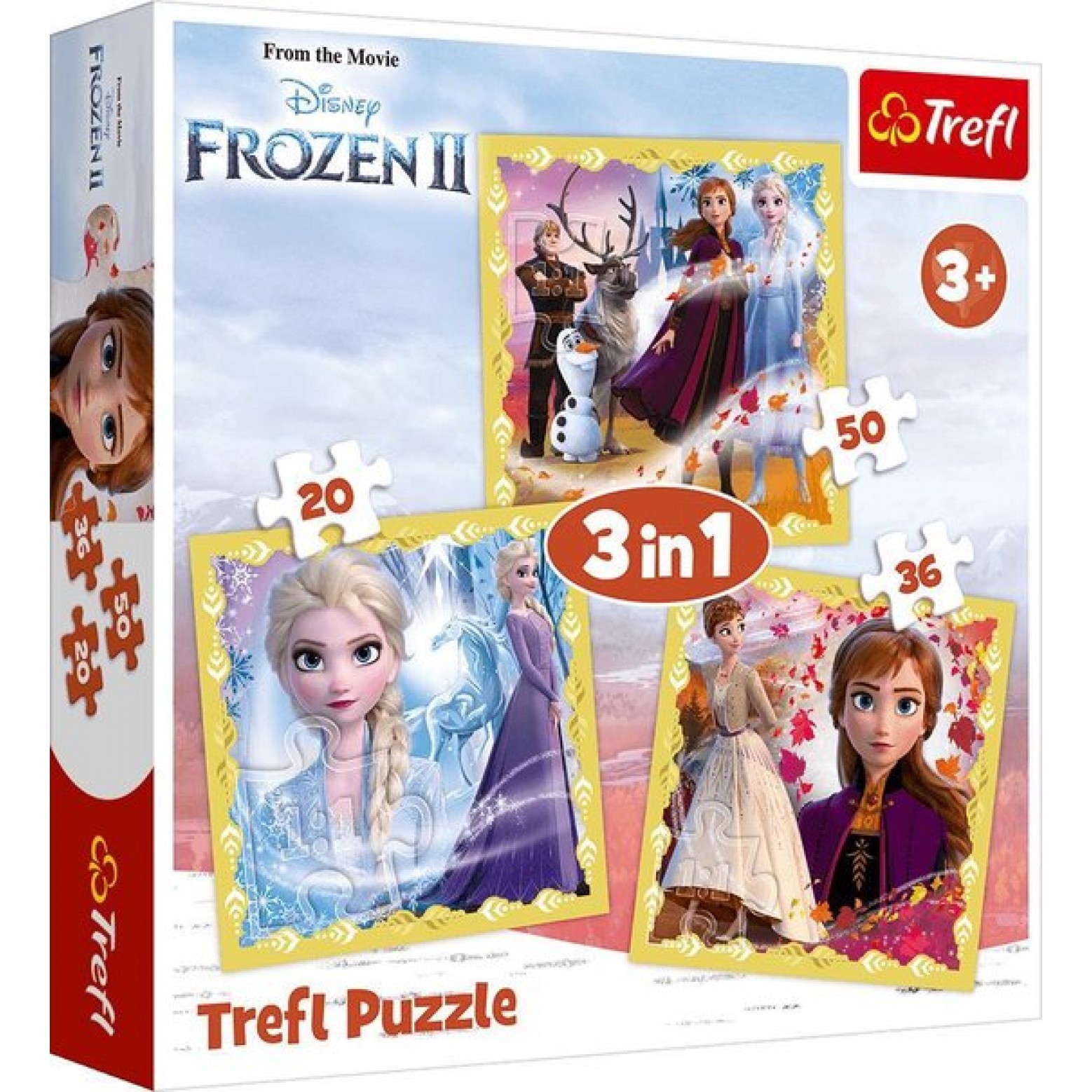 Disney Frozen II puzzel 3 in 1 