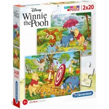 Winnie de Pooh puzzel 2x 20 stukjes 3+